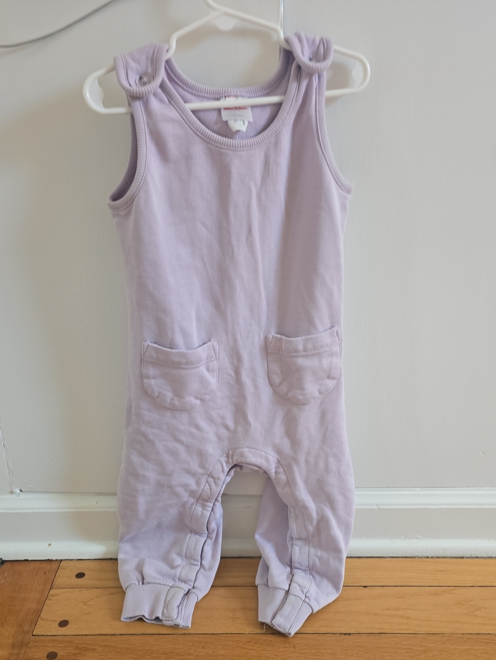 Hanna Andersson Lilac Sleeveless Romper for Kids - Soft Cotton Blend